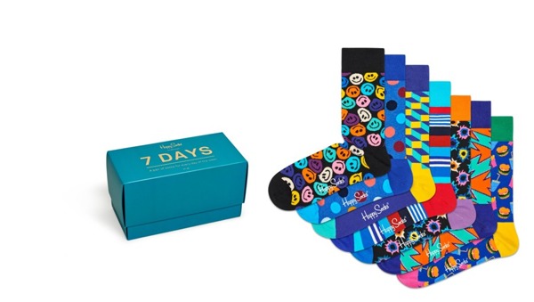 Giftbox 7 DAYS (7-pak) skarpetki Happy Socks XSNI08-0100