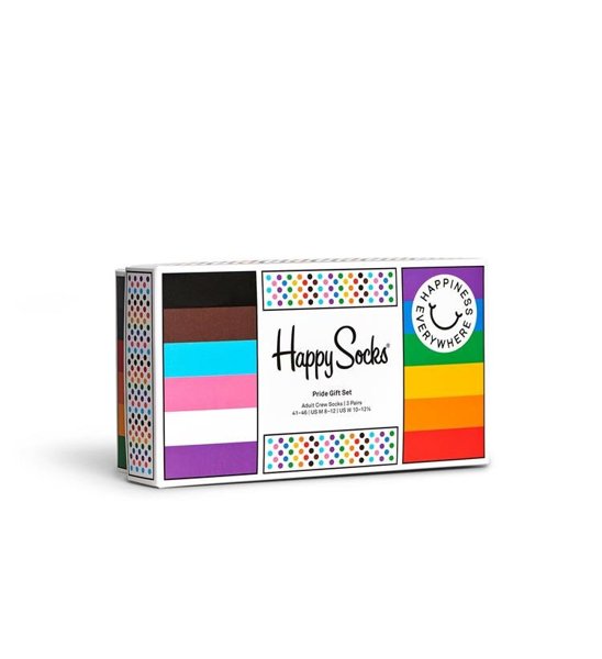 Zestaw skarpetek Happy Socks 3-pak Prides Gift Set XPRE08-1300